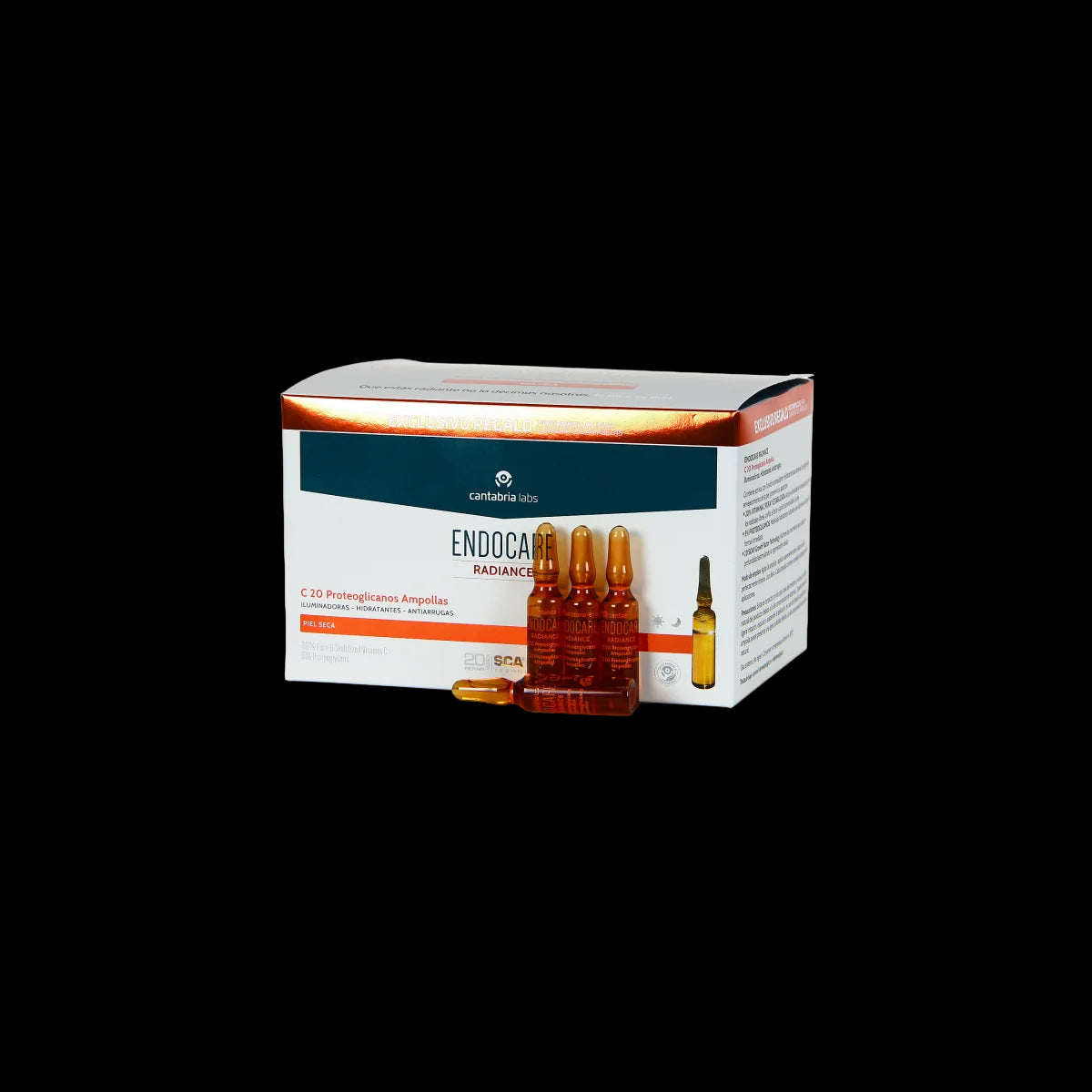 ENDOCARE C20 PROTEOGLICANOS AMPOLLAS ANTIOXIDANTES HIDRATANTES ILUMINADORAS 30 AMPOLLAS 2 ML