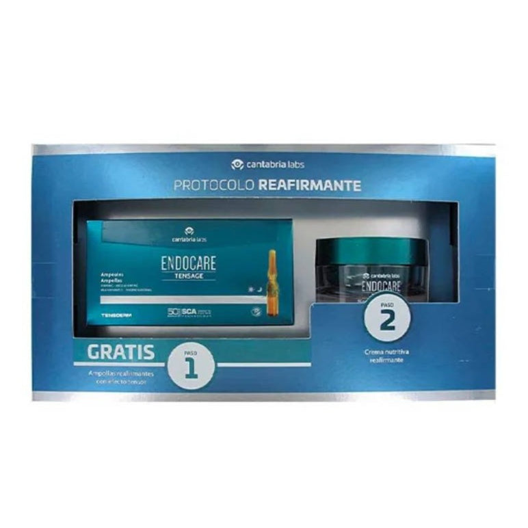 Pack Endocare Ampollas Tensage + Crema Nutritiva Reafirmante Regeneradora Tensage