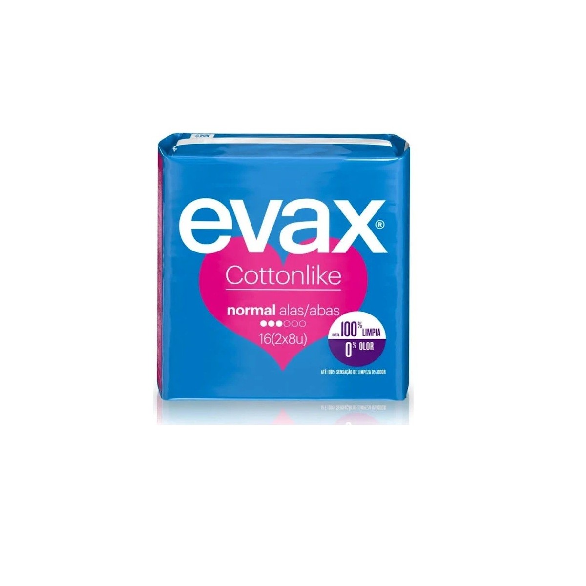 COMPRESAS HIGIENICAS FEMENINAS EVAX COTTONLIKE N