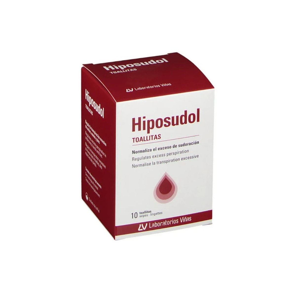 HIPOSUDOL TOALLITAS 10 TOALLITAS 3 ML