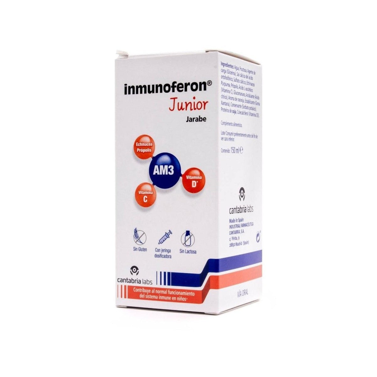 INMUNOFERON JUNIOR JARABE 1 ENVASE 150 ML