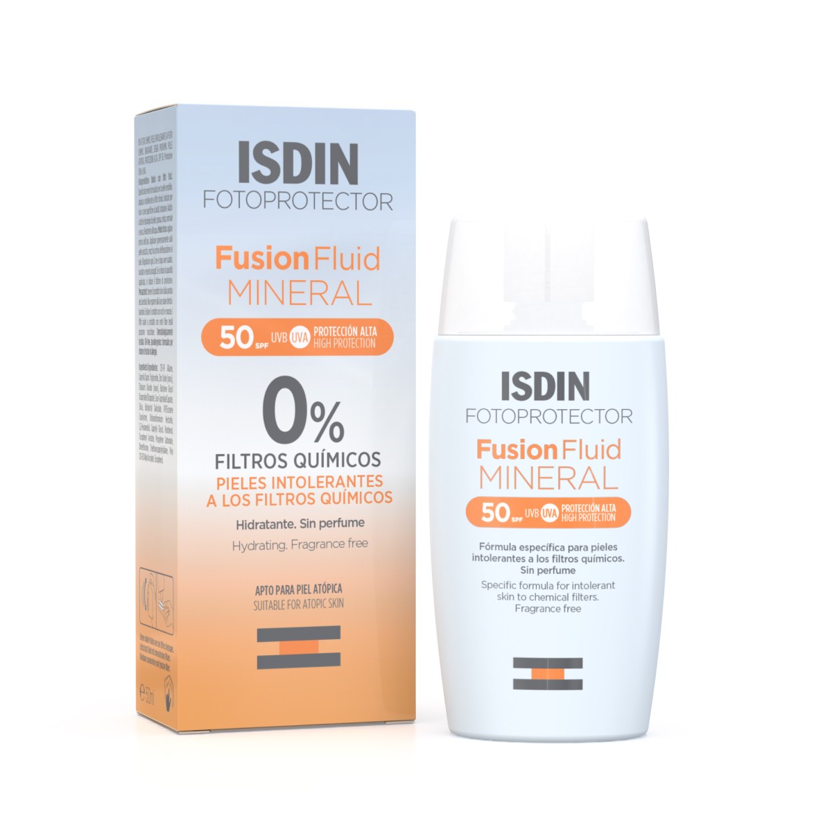 ISDIN FOTOPROTECTOR FUSION FLUID MINERAL SPF50 50 ML