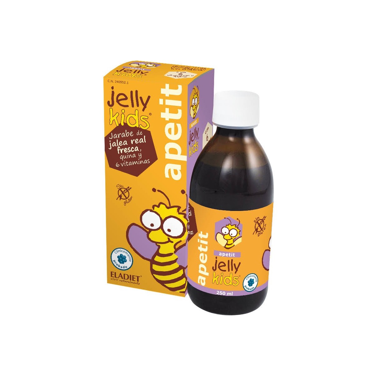 JELLY KIDS APETIT 1 ENVASE 250 ML SABOR FRESA