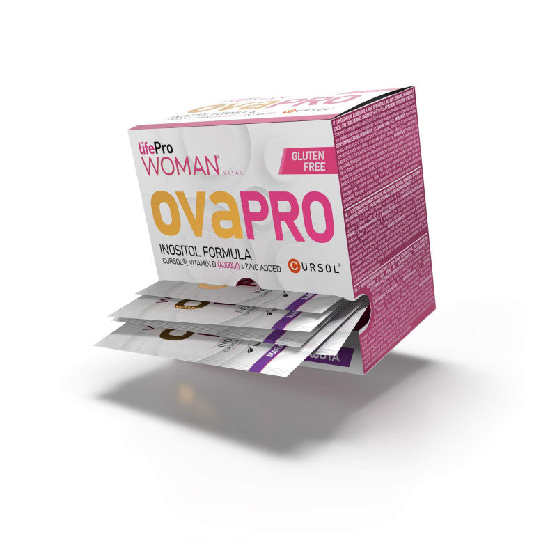 Sobre monodosis de 5 g de Life Pro Ovapro con inulina, cúrcuma, vitamina D y zinc
