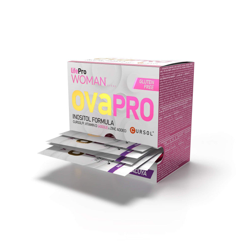 Estuche de Life Pro Ovapro 150 g con 30 sticks de mio-inositol