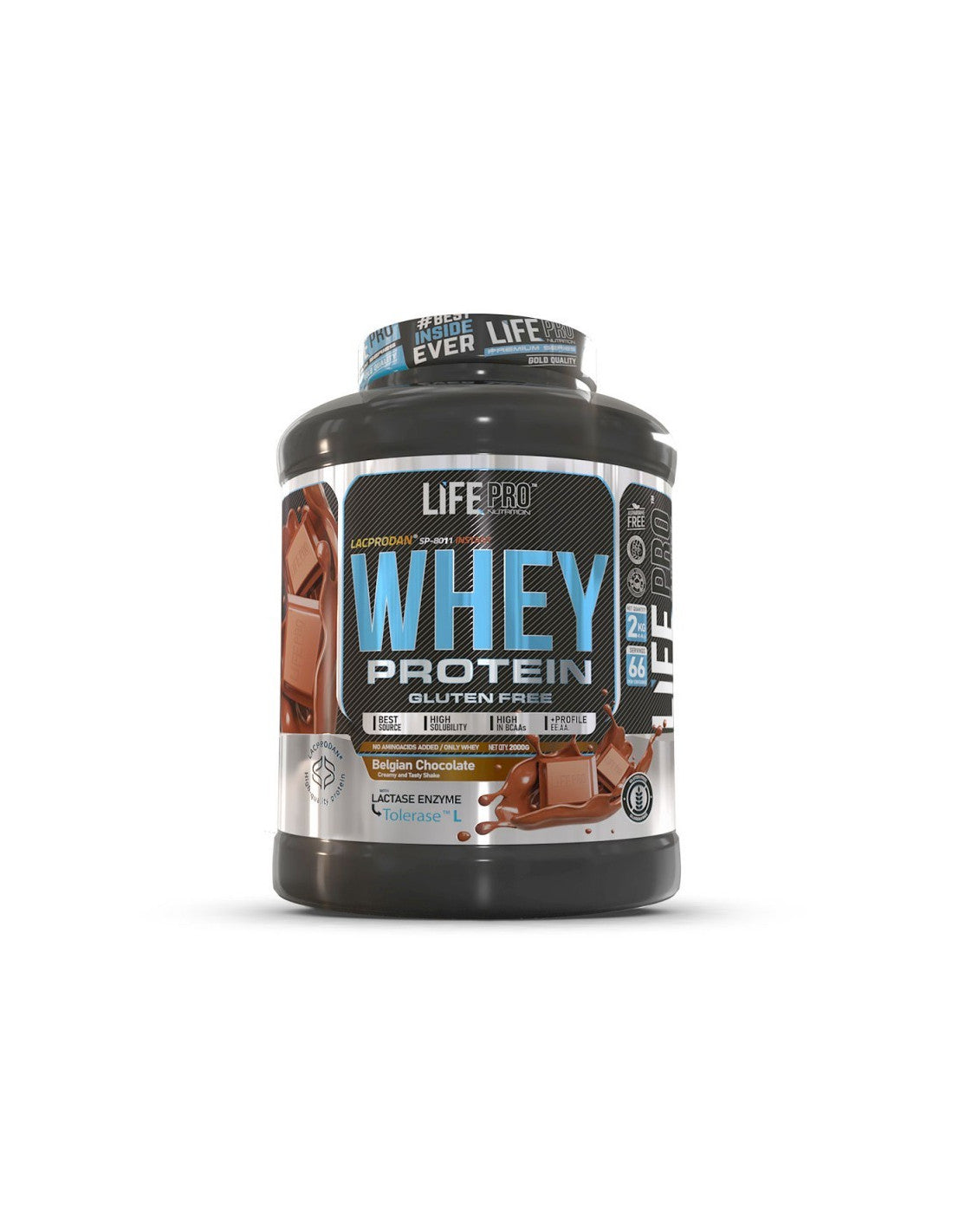 LIFE PRO WHEY CHOCOLATE BELGA 1KG