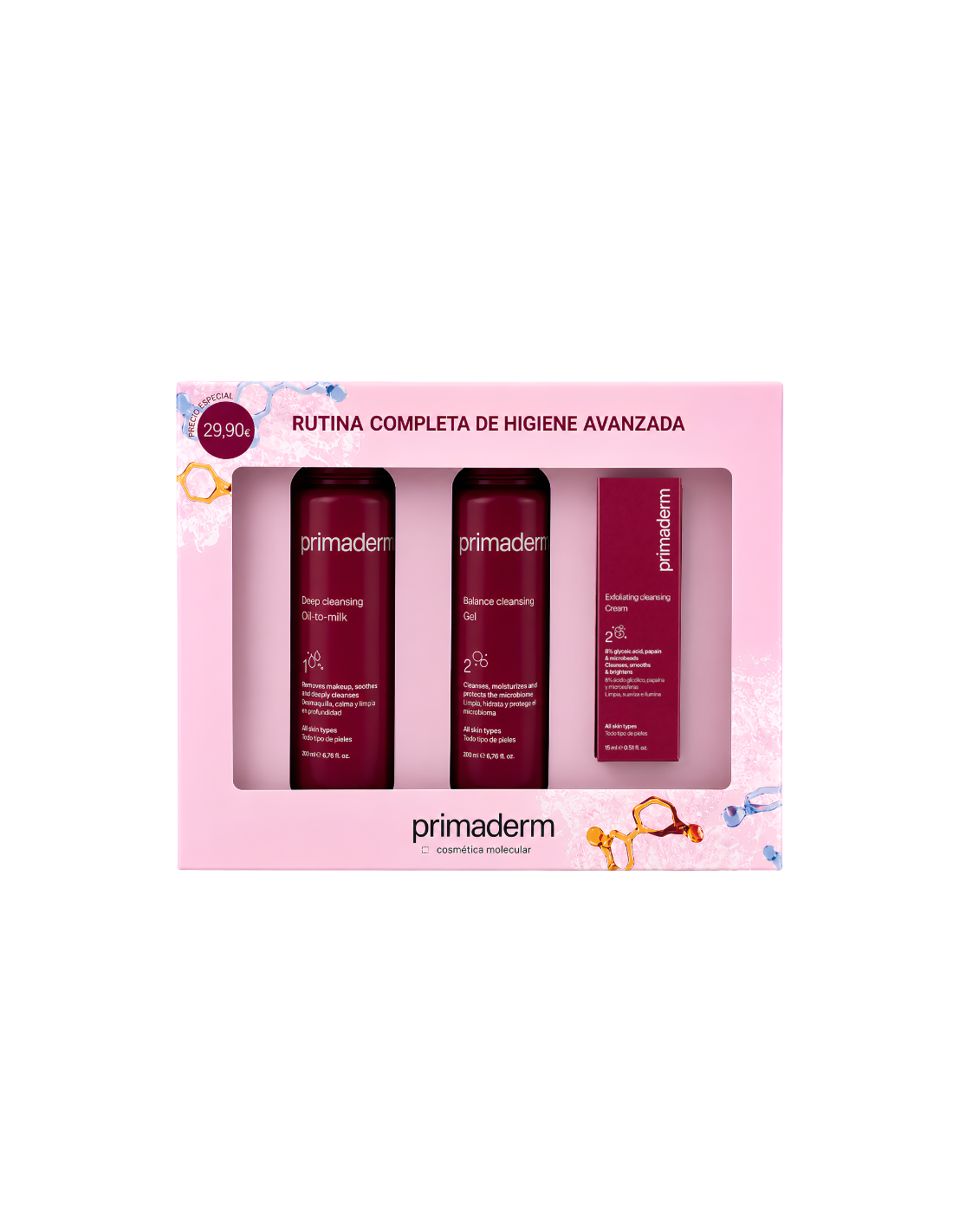 Primaderm Pack Rutina Completa Higiene Avanzada