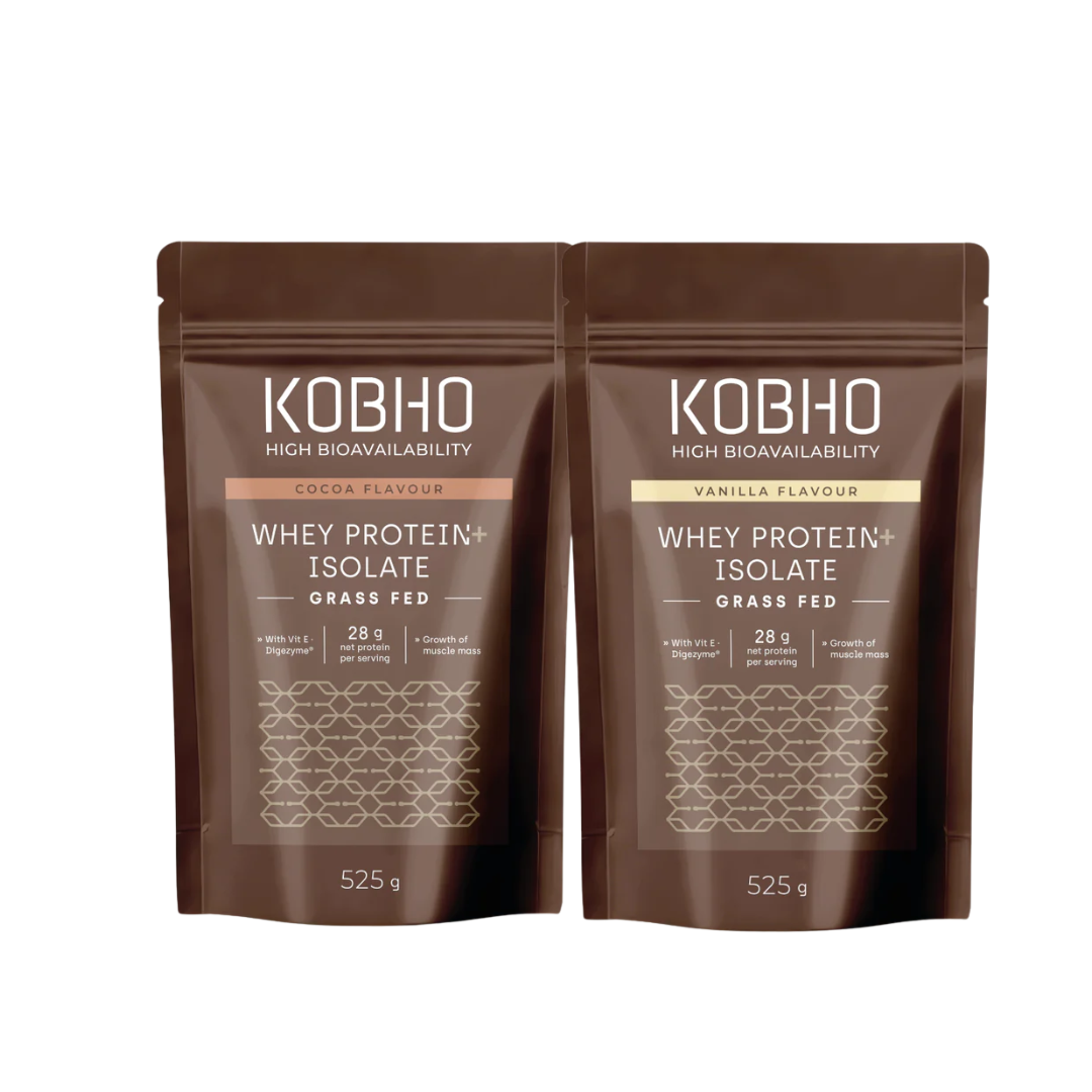 Kobho Proteina Whey Isolate Cocoa Flavour 525G.