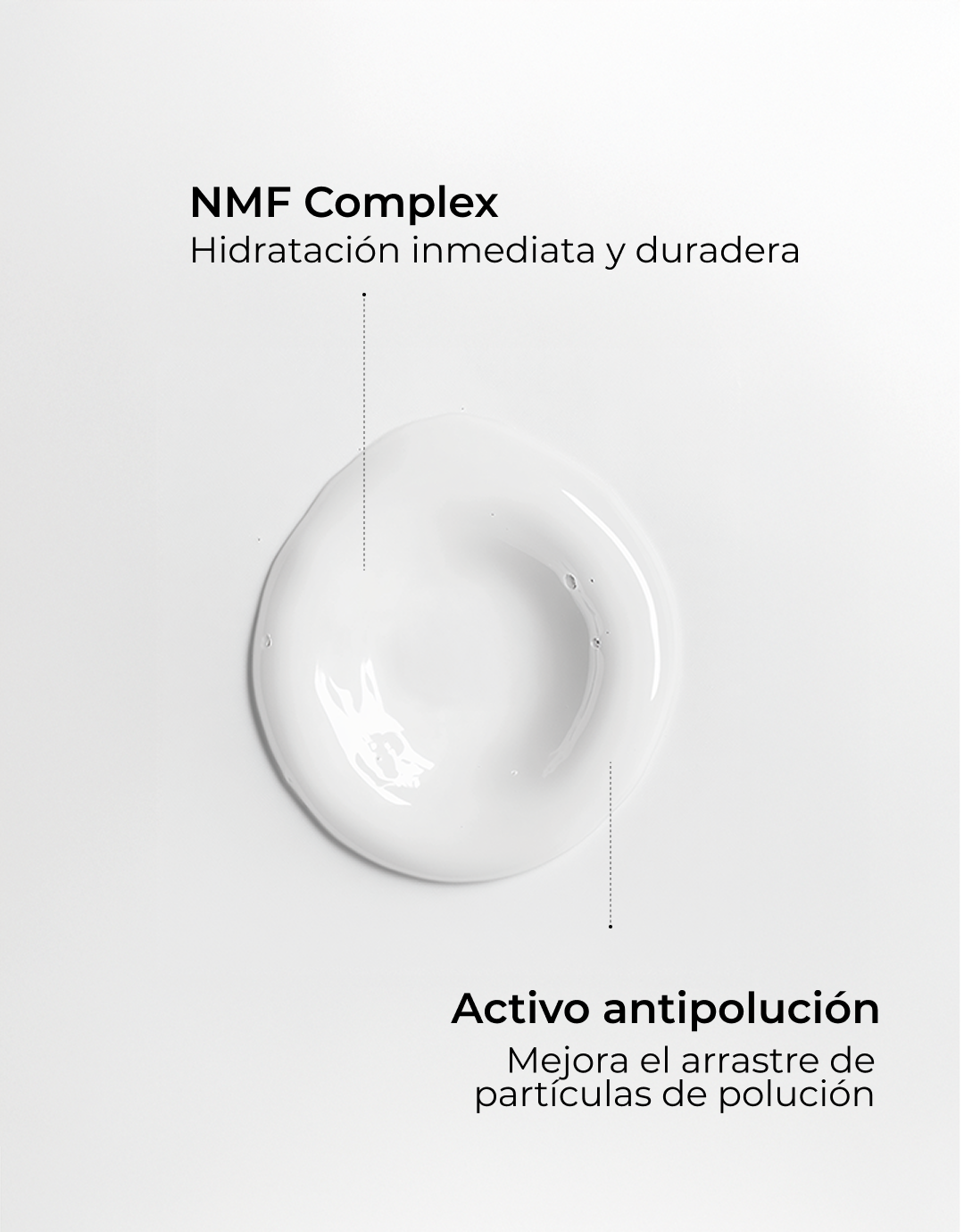 Modo de empleo del tónico Segle Glow Hydra Milk sobre piel limpia