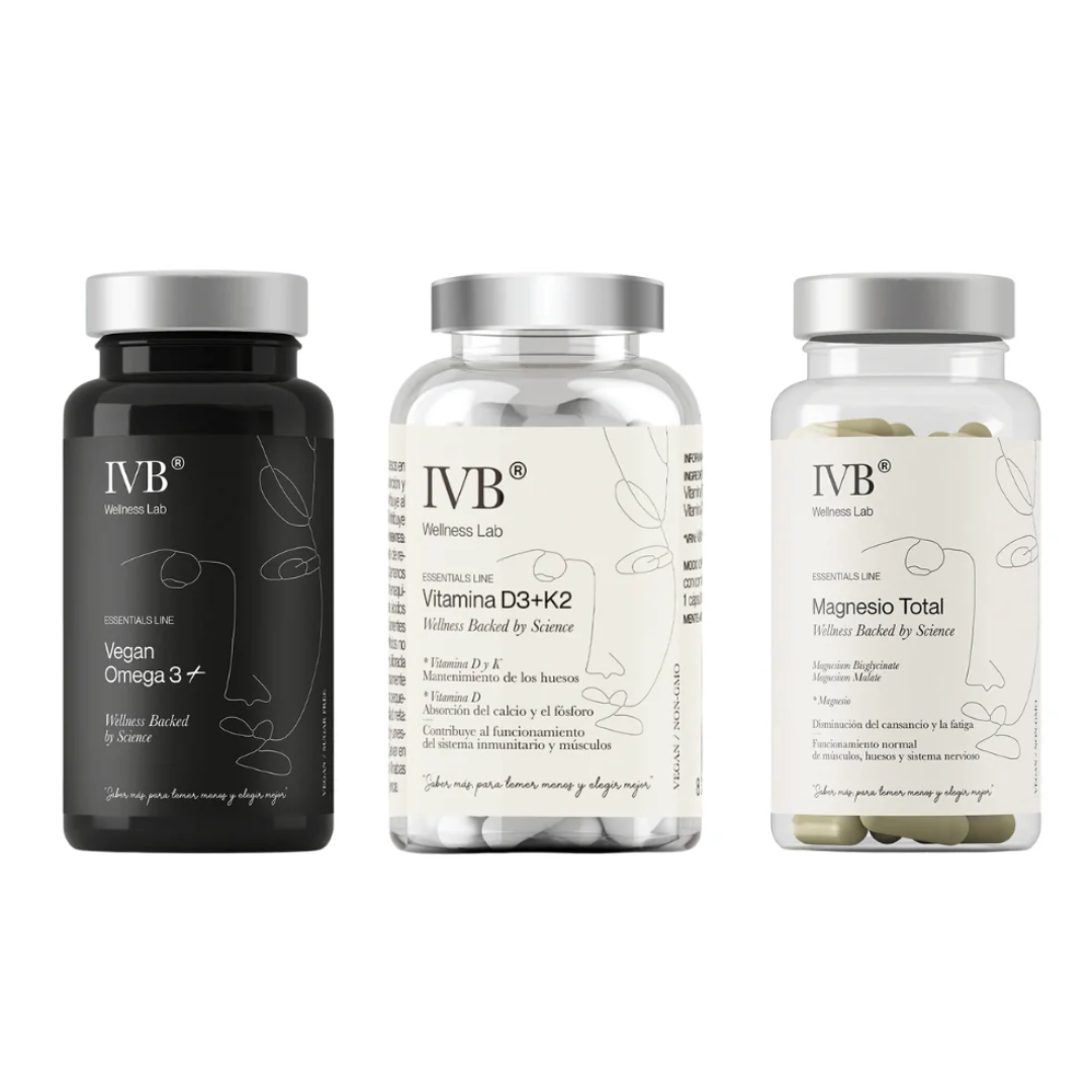 IVB Pack Magesio Total, Vegan Omega 3+ & Vitamina D3+K2
