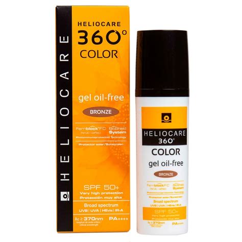 HELIOCARE 360º SPF 50+ OIL-FREE COMPACT PROTECTOR SOLAR 1 ENVASE 10 G COLOR BRONZE