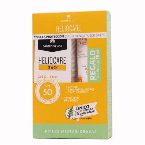 HELIOCARE PACK GEL OIL FREE 360º + SPRAY ADVANCED