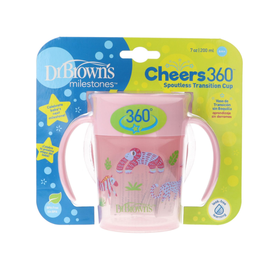 Dr Brown´s Vaso De Transición Sin Boquilla 200Ml.