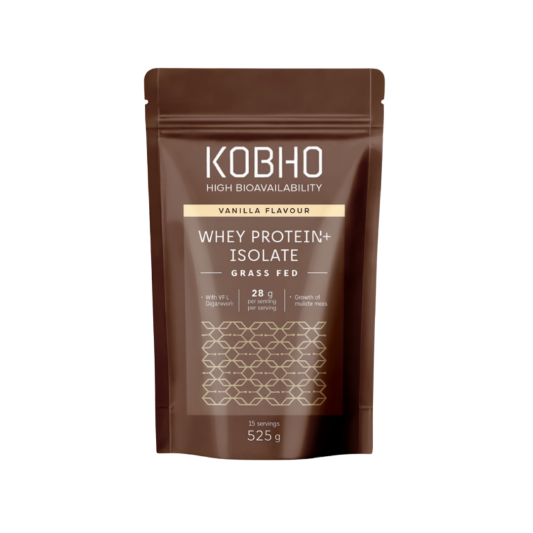 Kobho Proteina Whey Isolate Cocoa Flavour 525G.